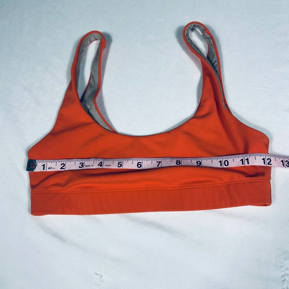 Vuori‎ Yosemite Sports Bra Orange Activewear Yoga Gym VW158 Womens XS